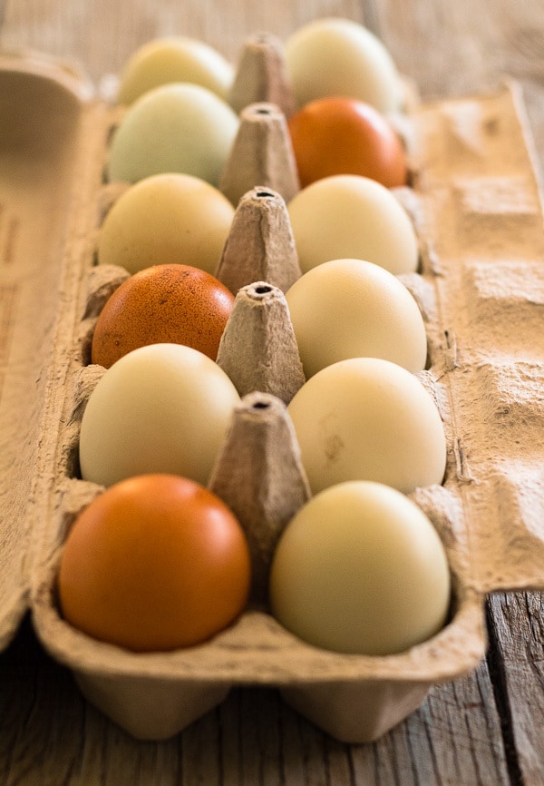 eggs for Rainbow Chard Frittata | Letty's Kitchen