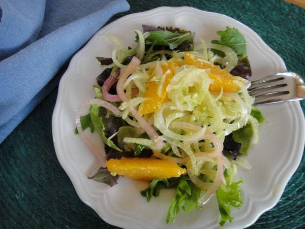 Fennel, Orange and Pickled Onion Salad | Letty's Kitchen