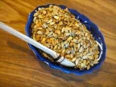 How to Make Tamari Roasted Sunflower Seeds in a skillet.