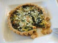 Spinach and Blue Cheese Tart