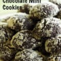 Chocolate Mint Cookies for Pinterest