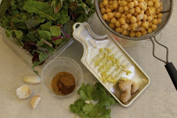 Chard Marries Chickpeas