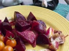 Easy Grill Roasted Beets and Garlic