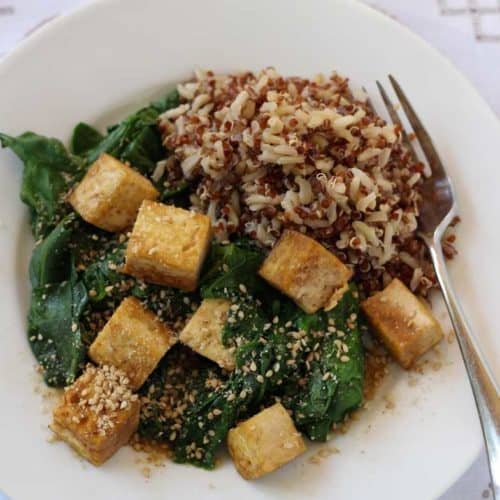 Leafy Chinese Tofu