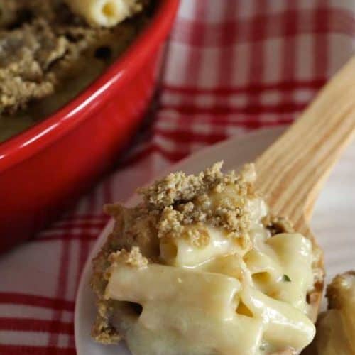 Sunflower Crusted Macaroni and Cheese