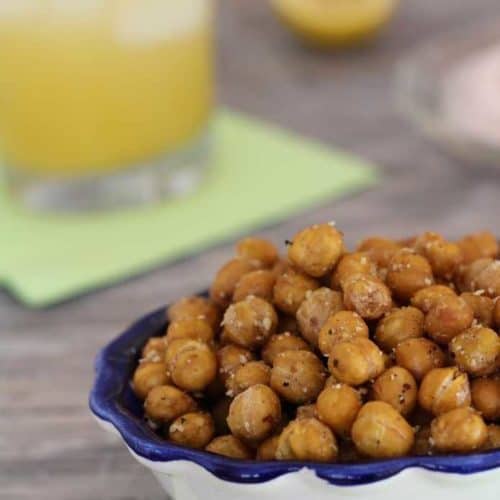 Spicy Roasted Chickpea Snacks