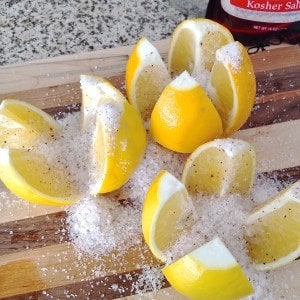 Preserving Lemons with Kosher Salt