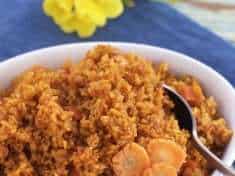 Achiote Red Rice Pilaf