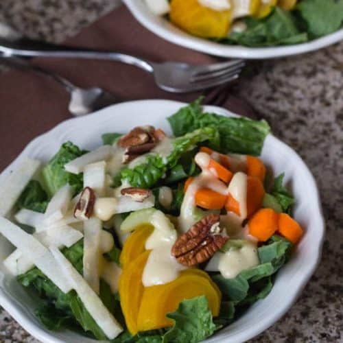 Mellow Miso Salad Dressing + Weekday Salad