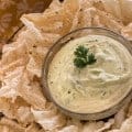 Indian Pappadam Crackers with Curried Cashew Dip