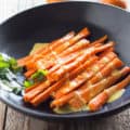 Tequila Carrots with Curry Tahini Sauce for Pinterest
