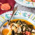 Portuguese Kale and Potato Soup for Pinterest