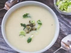 Vegan Southwestern Cauliflower Soup (Instant Pot or Stovetop)
