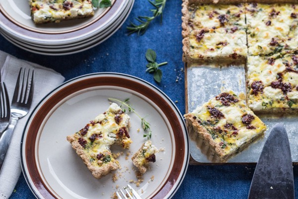 Herbed Goat Cheese and Caramelized Onion Tart | Letty's Kitchen