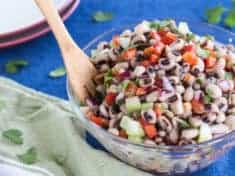 Mexican Black-eyed Pea Salad with Lime Vinaigrette