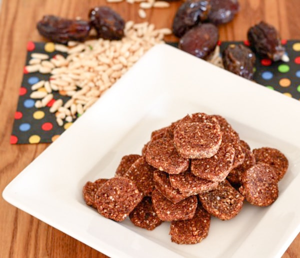 Puffed Rice Date Chewys for Healthy Holiday Cookies