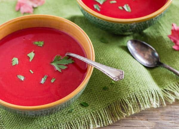 Vegan Instant Pot Red Velvet Beet Soup